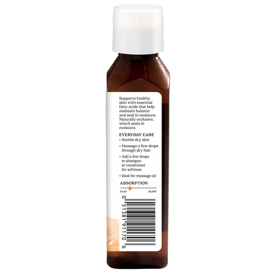 Aura Cacia Pure Skin Care Oil-Apricot Kernel 4 oz Liquid