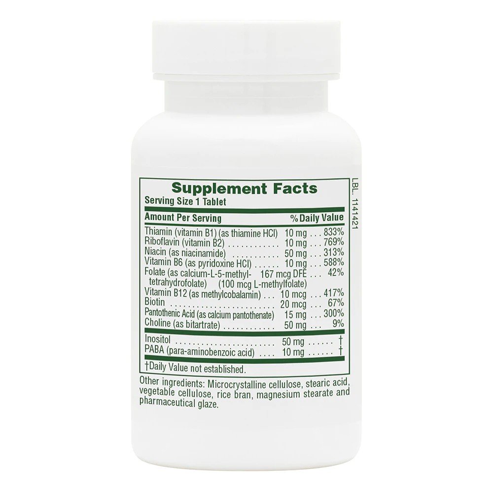 Nature&#39;s Plus B Complex with Rice Bran 90 Tablet