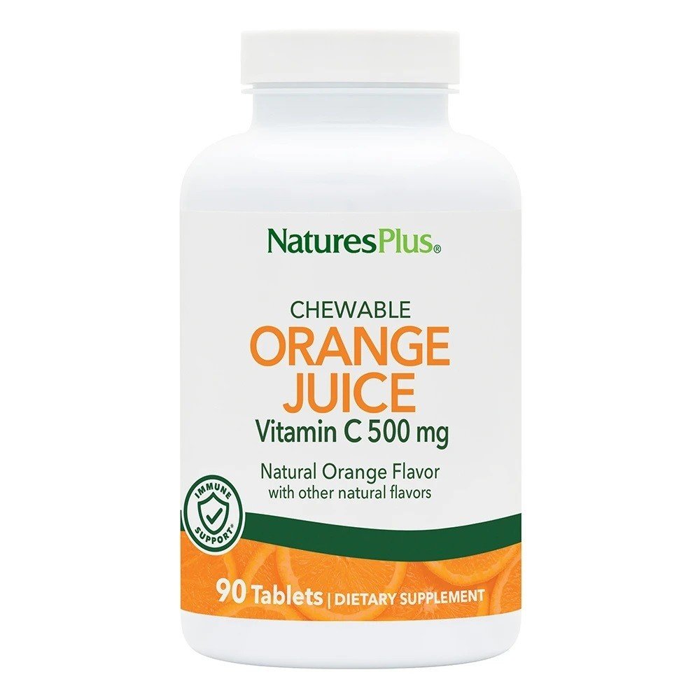 Nature's Plus Orange Juice C 500mg 90 Chewable