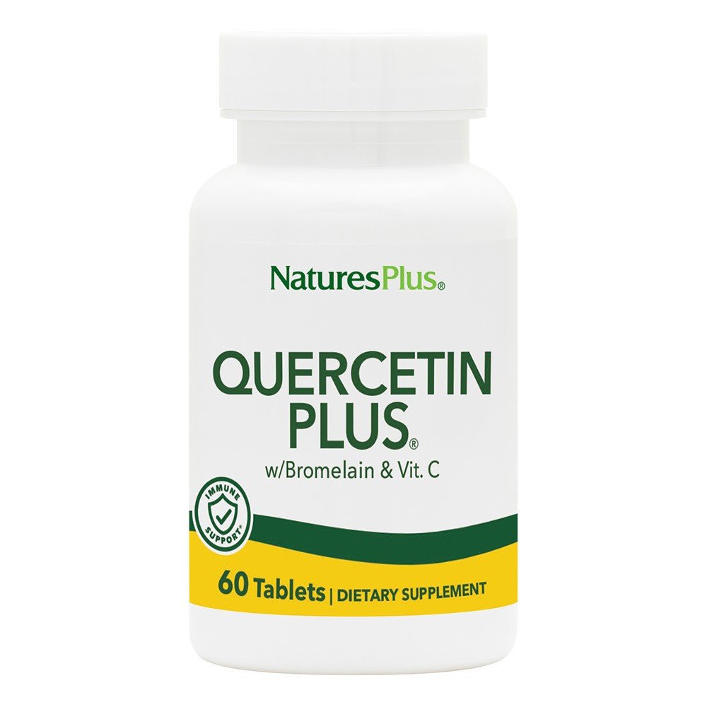 Nature&#39;s Plus Quercetin Plus with Vitamin C &amp; Bromelain 60 Tablet