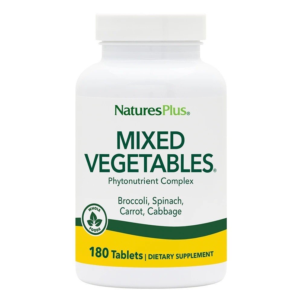 Nature&#39;s Plus Mixed Vegetables 180 Tablet