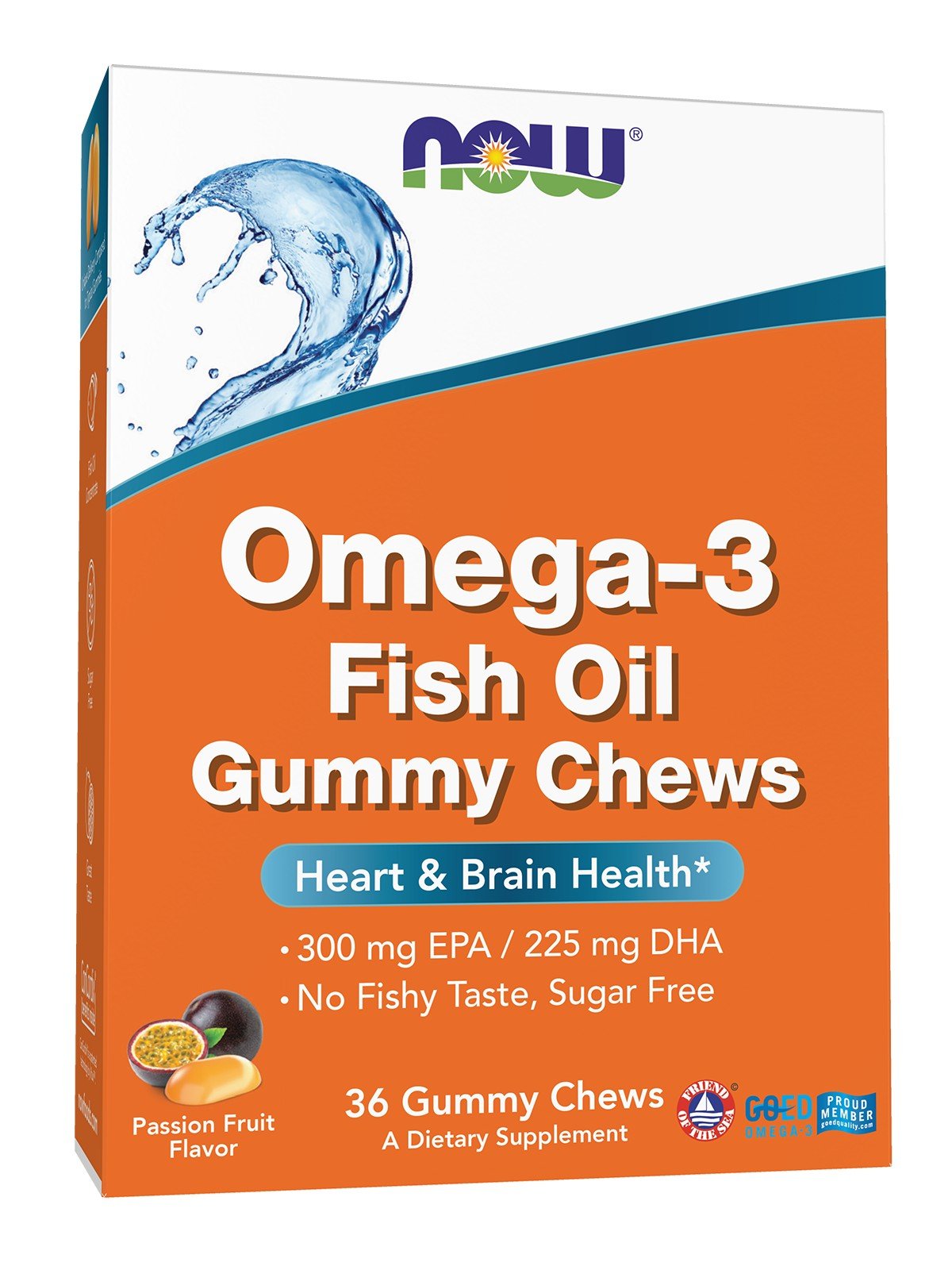 Now Foods Omega-3 Fish Oil Gummy Chews 36 Gummy