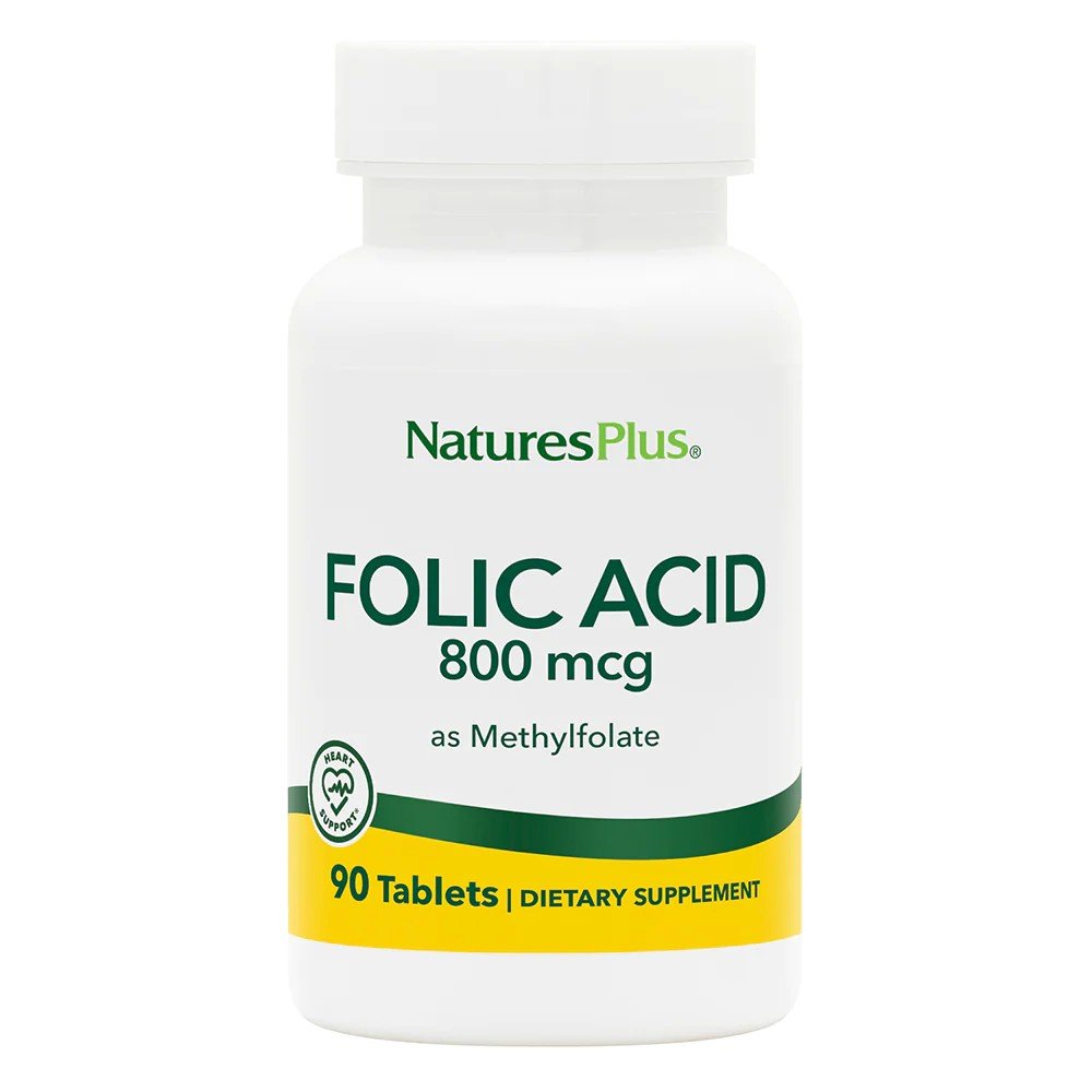 Nature&#39;s Plus Folic Acid 800 mcg 90 Tablet