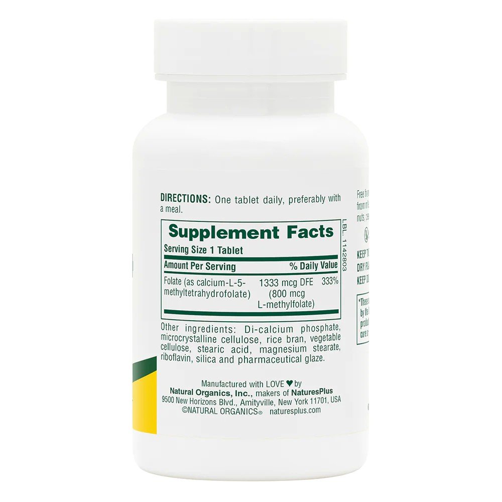 Nature&#39;s Plus Folic Acid 800 mcg 90 Tablet