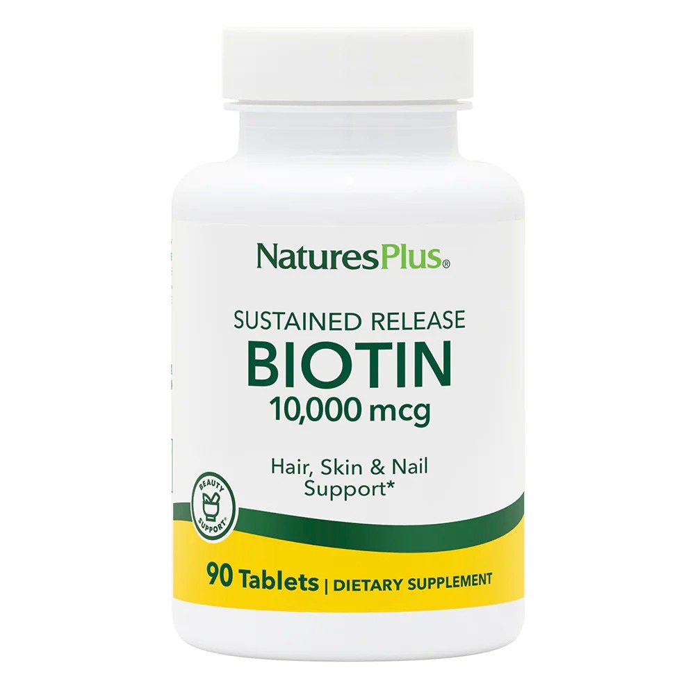 Nature&#39;s Plus Sustained Release Biotin-10,000 mcg 90 Tablet