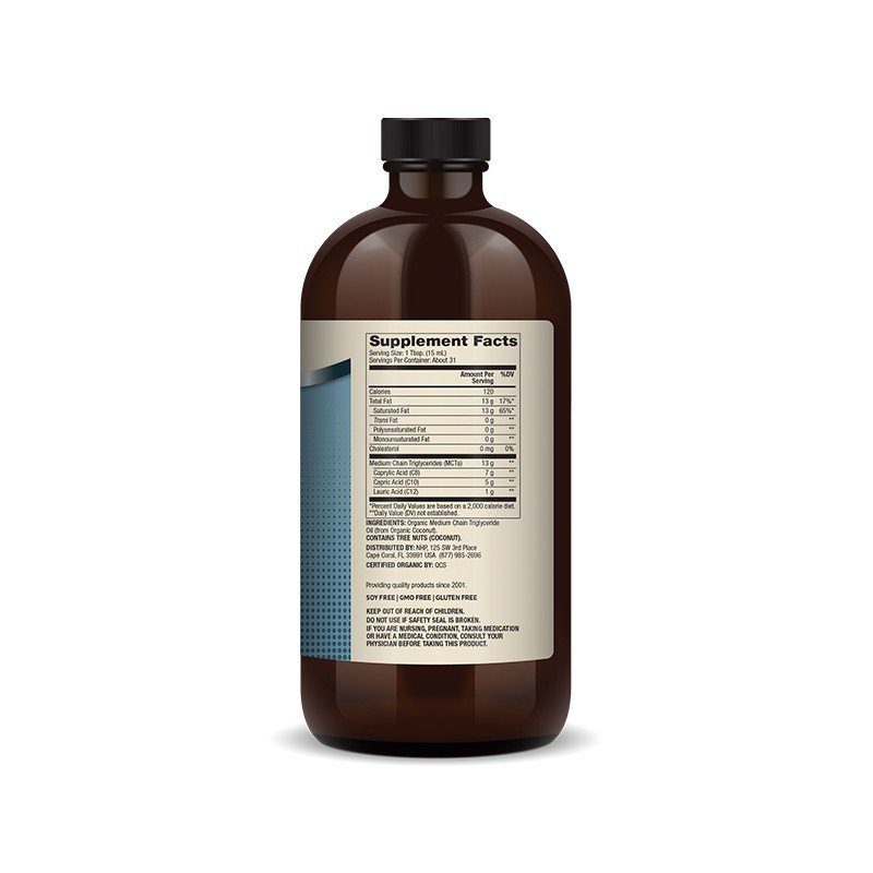 Dr. Mercola MITOMIX KETO Organic MCT Oil 16 fl oz Oil