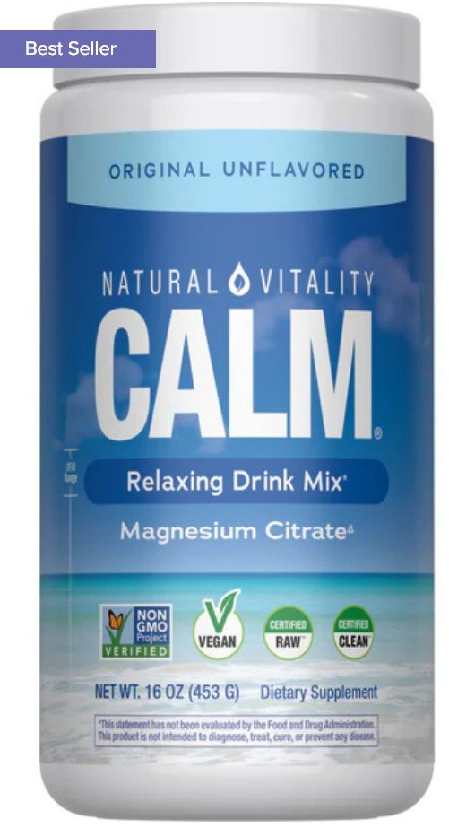 Natural Vitality Natural Calm 16 oz Powder Unflavored 16 oz Powder