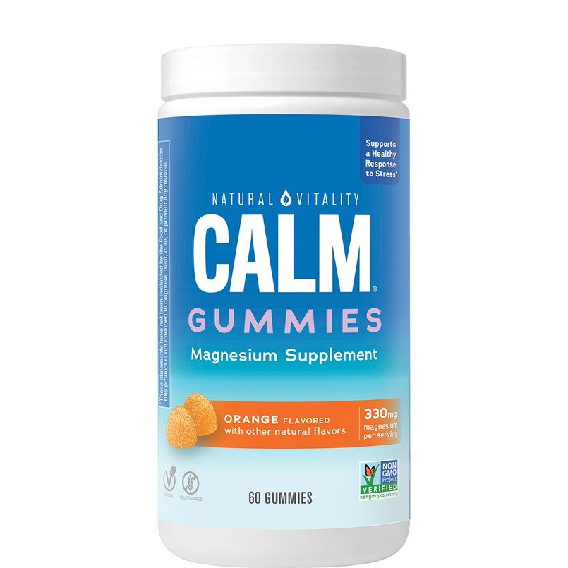 Natural Vitality Calm Gummies Orange 60 Gummy