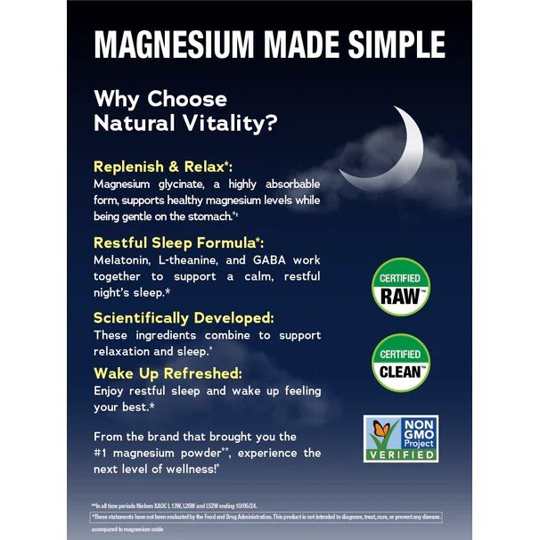 Natural Vitality Calm Sleep 60 Capsule