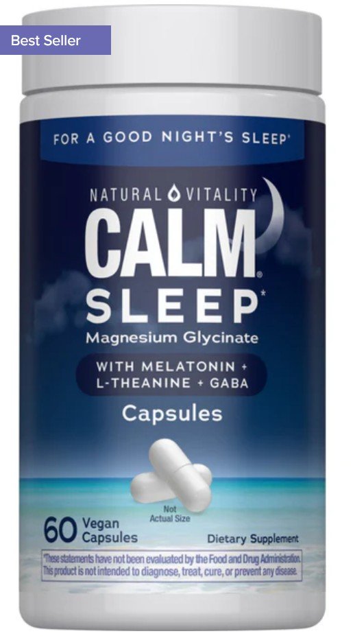 Natural Vitality Calm Sleep 60 Capsule