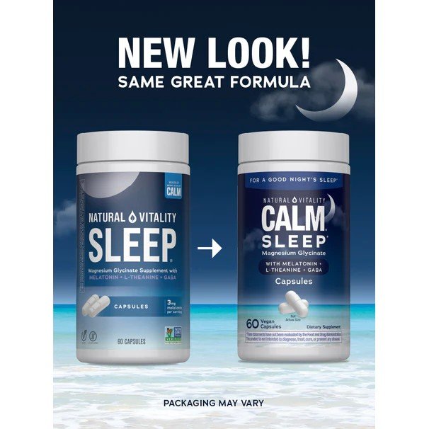 Natural Vitality Calm Sleep 60 Capsule