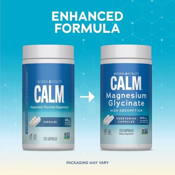 Natural Vitality Calm Magnesium Glycinate 120 Capsule