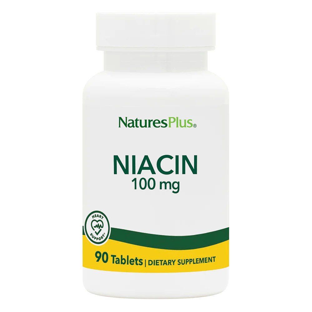 Nature&#39;s Plus Niacin 100mg 90 Tablet