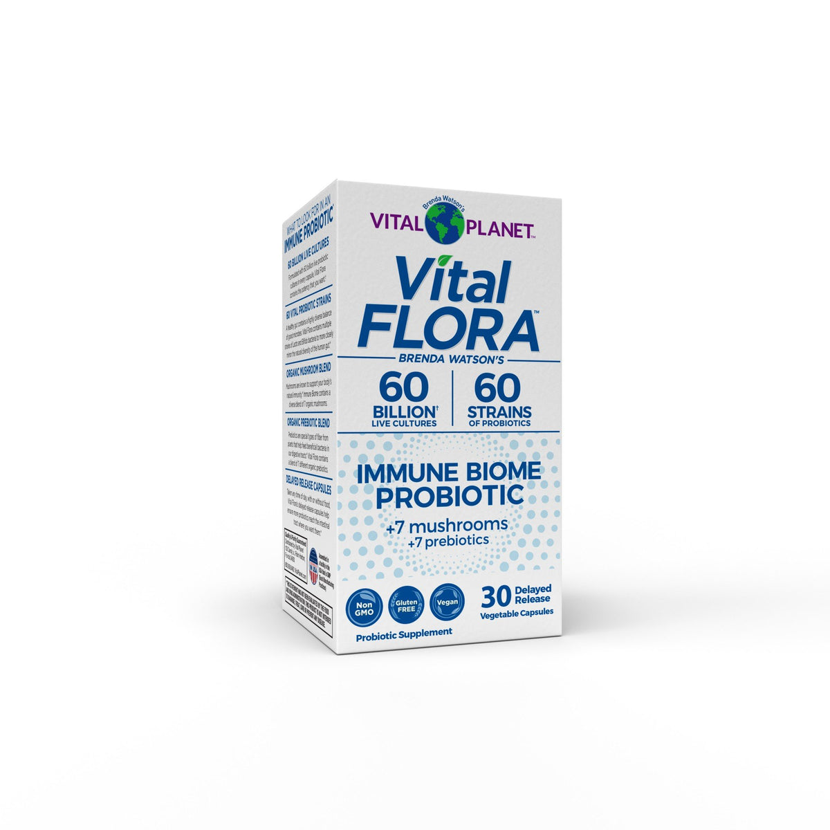 Vital Flora Vital Flora 60B, 60 Strain, Immune Biome 30 VegCap