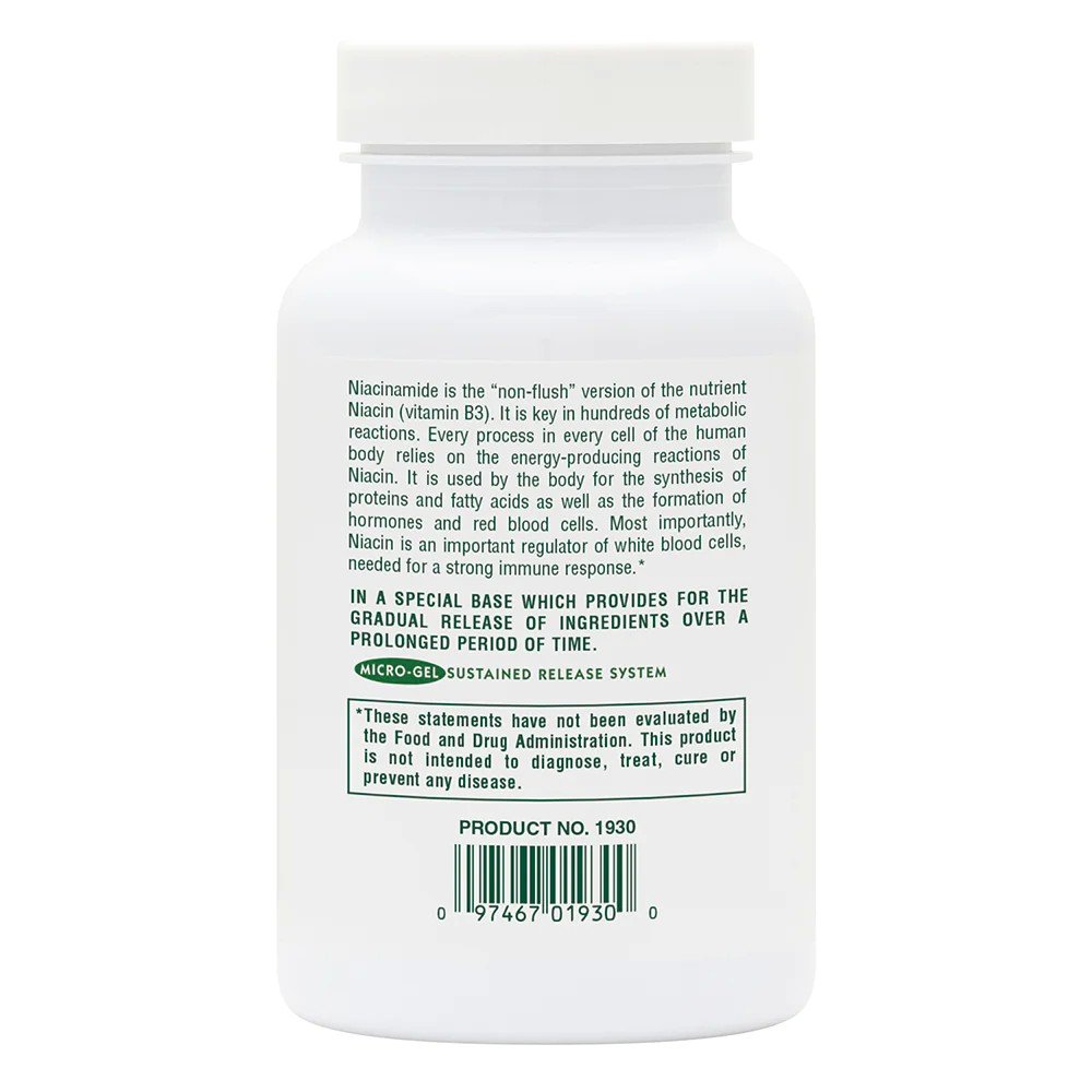 Nature&#39;s Plus Niacinamide 1,000mg Time Release 90 Sustained Release Tablet