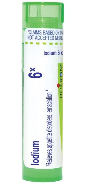 Boiron Iodium 6X Homeopathic Single Medicine For Digestive 80 Pellet