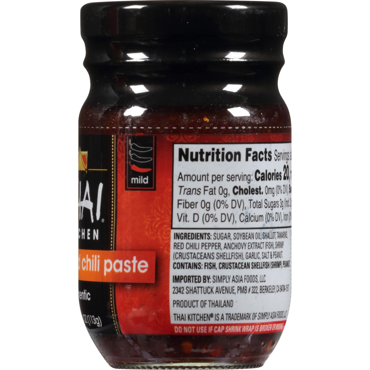 Thai Kitchen Roasted Red Chili Paste 4 oz Liquid