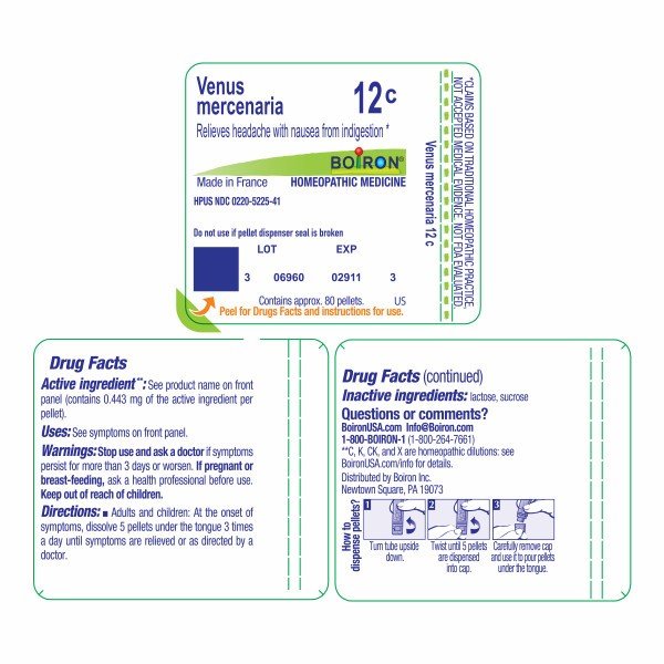 Boiron Venus Mercenaria 12C Homeopathic Single Medicine For Digestive 80 Pellet