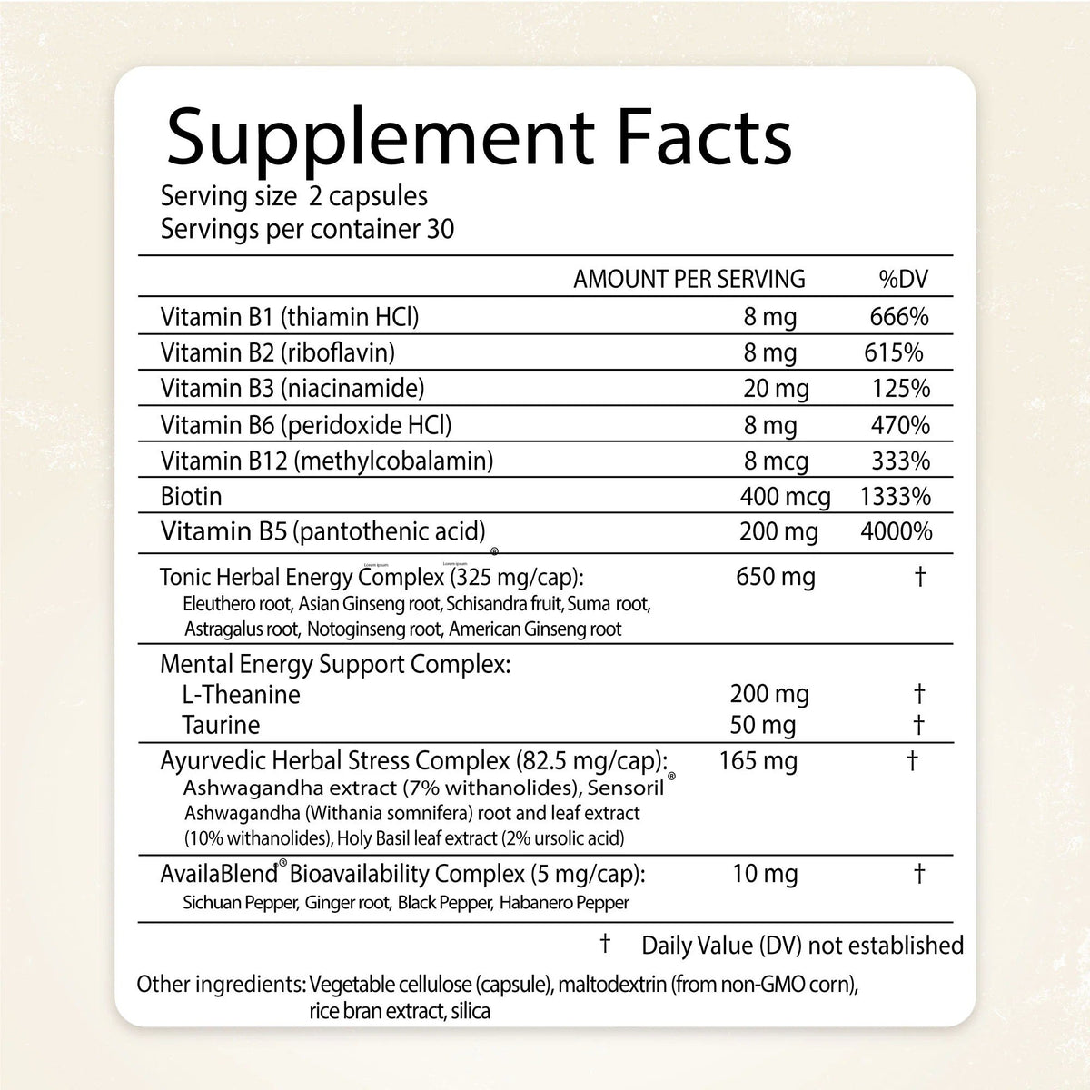 Ridgecrest Herbals Adrenal Fatigue Fighter 60 Capsule