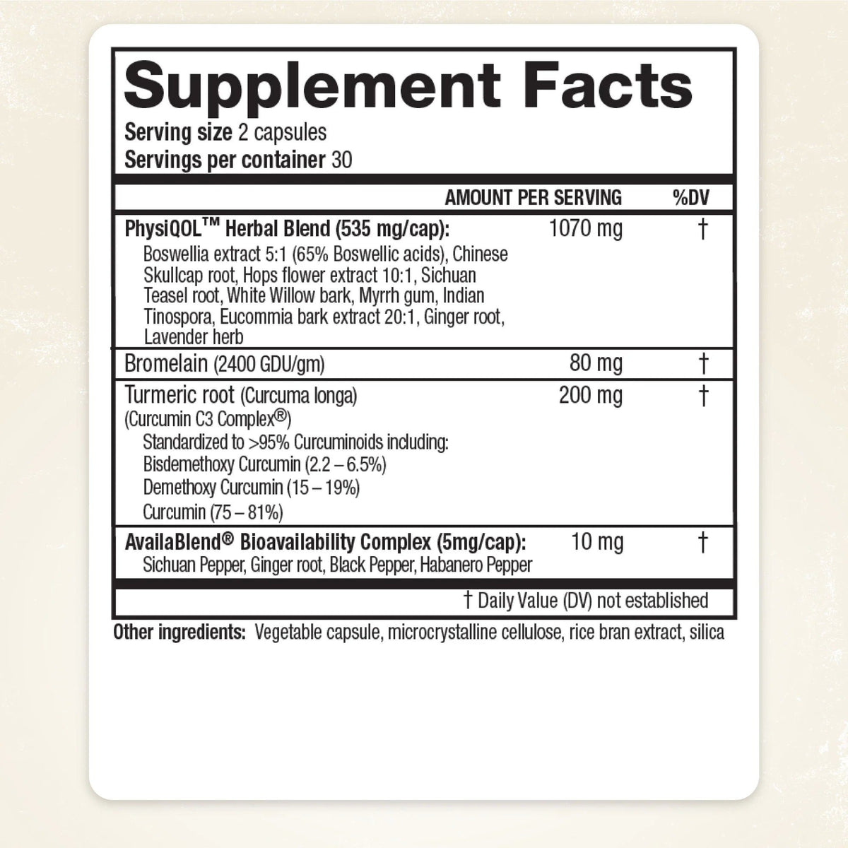 Ridgecrest Herbals PhysiQOL 60 Capsule