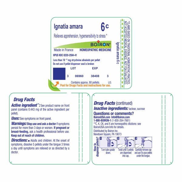 Boiron Ignatia Amara 6C Homeopathic Single Medicine For Stress & Sleep 1 Tube Pellet