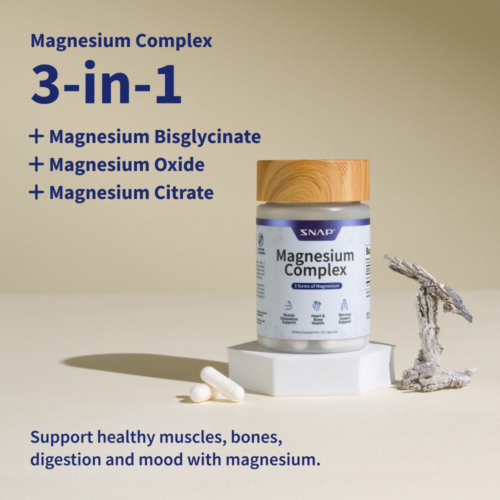Snap Supplements Magnesium Complex 60 Capsule