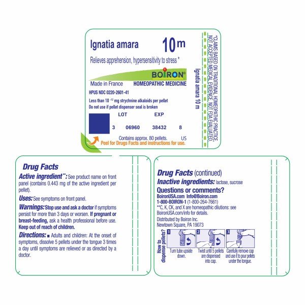 Boiron Ignatia Amara 10M Homeopathic Single Medicine For Stress & Sleep 80 Pellet