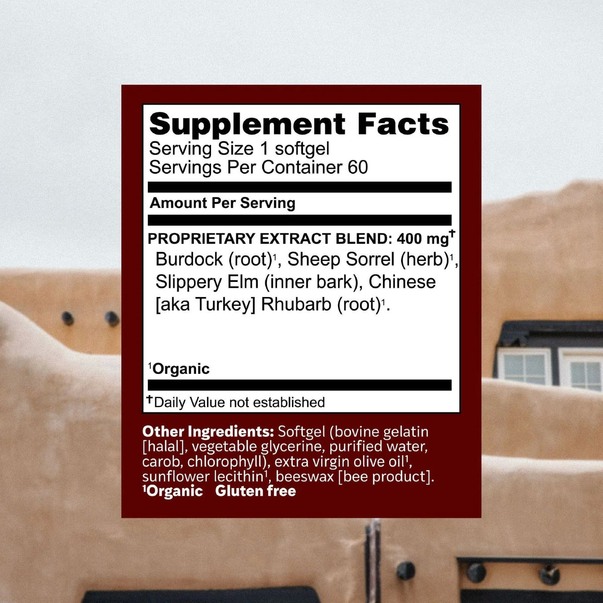 Herbs Etc Essiac Tonic 60 Softgel