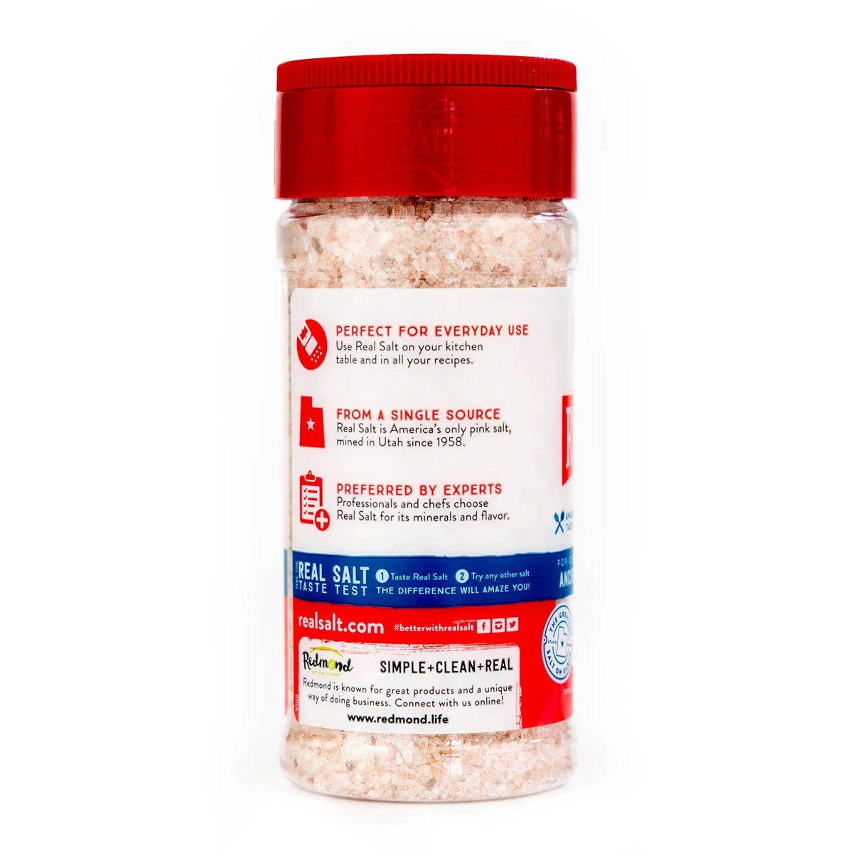 Redmond Real Salt-Ancient Kosher Sea Salt Shaker 10 oz Salt