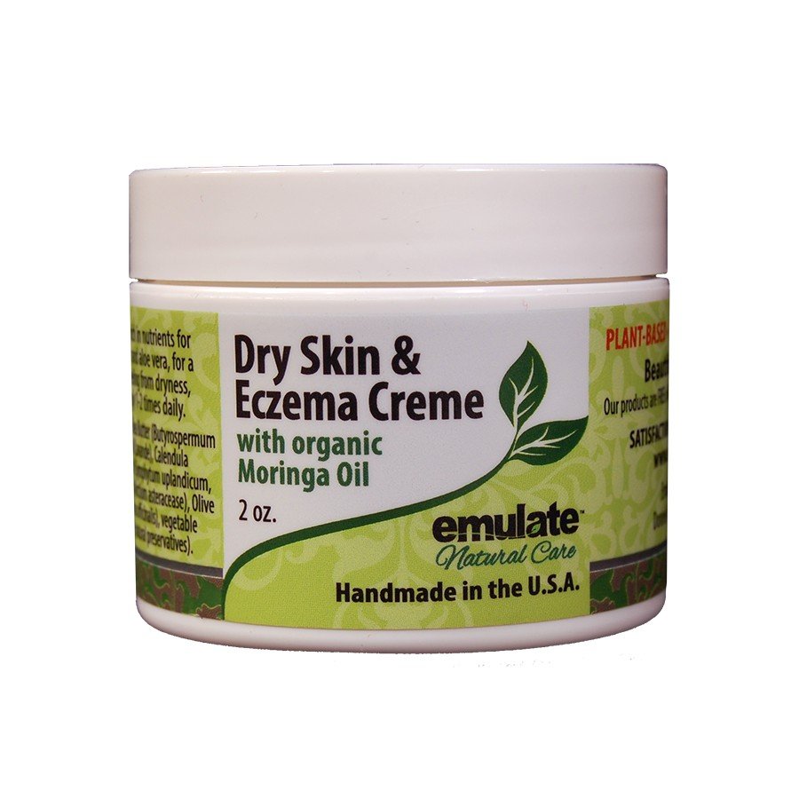emulate Natural Care Moringa  Dry Skin &amp; Eczema Creme 2 oz Cream