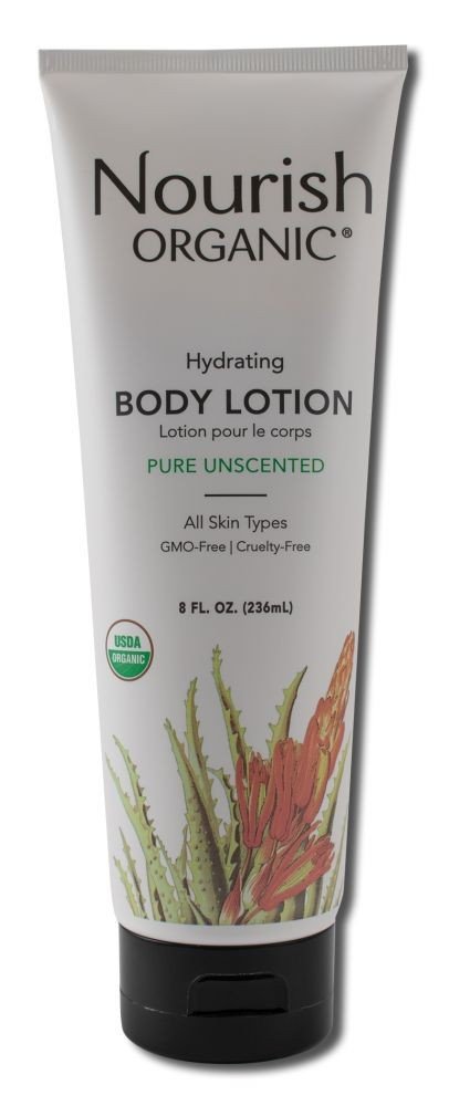 Nourish Organic Hydrating Body Lotion Unscented 8 oz Lotion