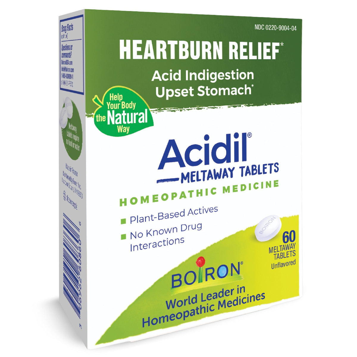 Boiron Acidil Homeopathic Medicine For Heartburn Relief 60 Tablet