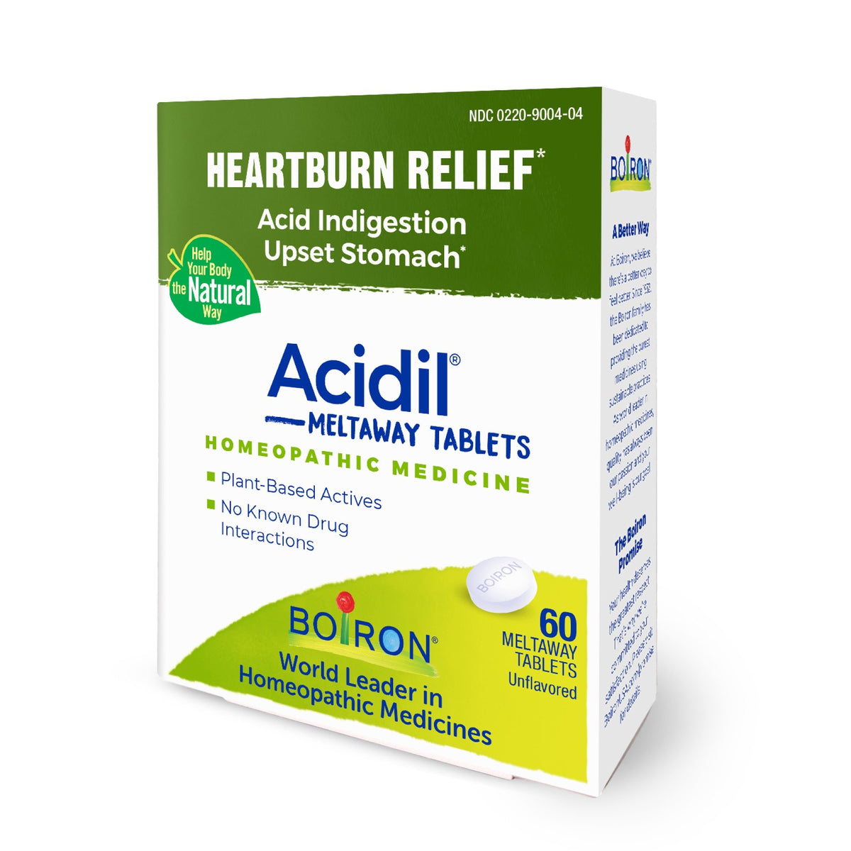 Boiron Acidil Homeopathic Medicine For Heartburn Relief 60 Tablet