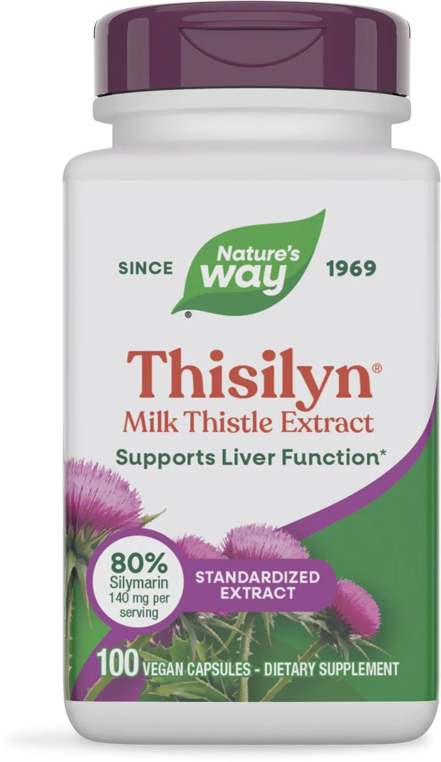 Nature's Way Thisilyn Milk Thistle Extract 100 Vegan Capsule