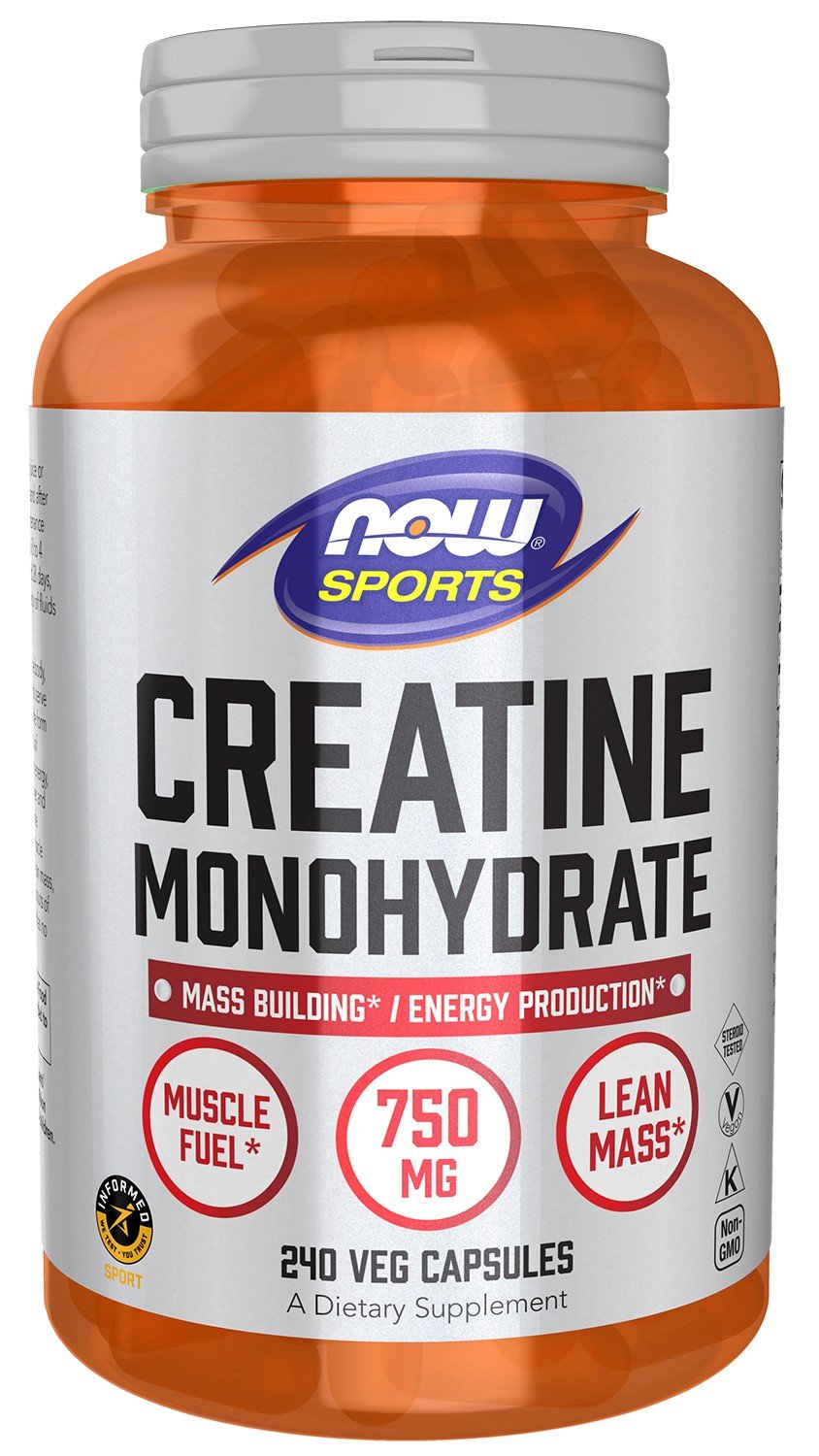 Now Foods Creatine 750mg 240 VegCap