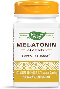 Nature's Way Melatonin 2.5mg Sublingual 100 Lozenge