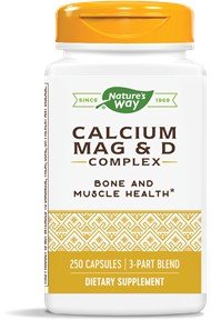 Nature's Way Calcium, Magnesium & Vitamin D 250 Capsule