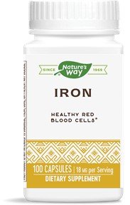 Nature's Way Iron 18mg 100 Capsule