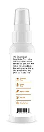 Hyalogic Coat Conditioning Spray for Dogs and Cats 4 oz Spray