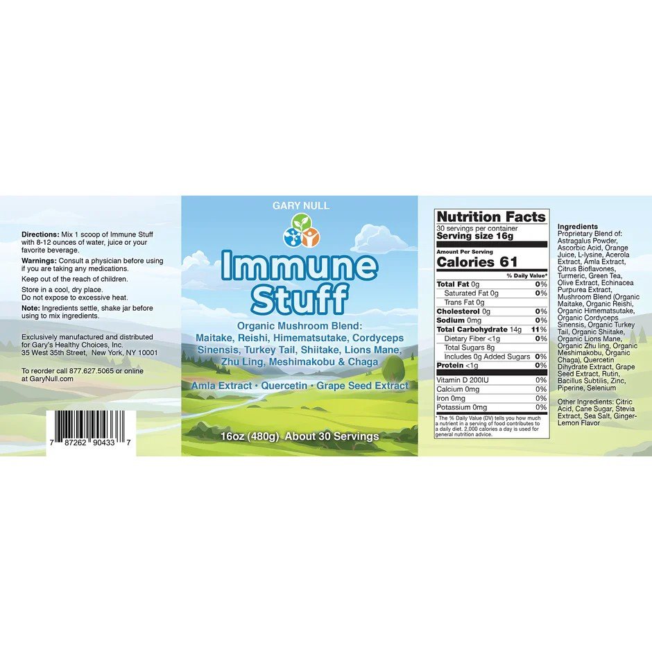 Gary Null Immune Stuff 16 oz Powder