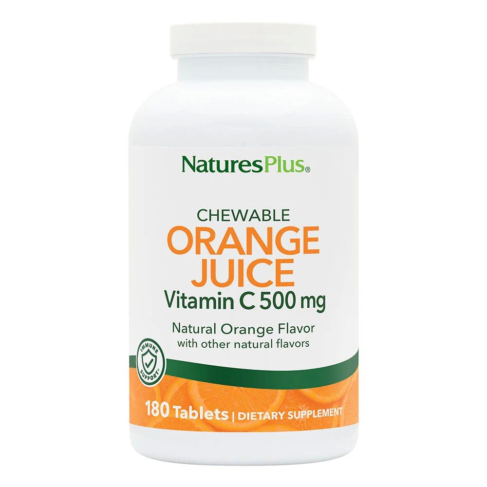 Nature's Plus Orange Juice C 500mg 180 Chewable