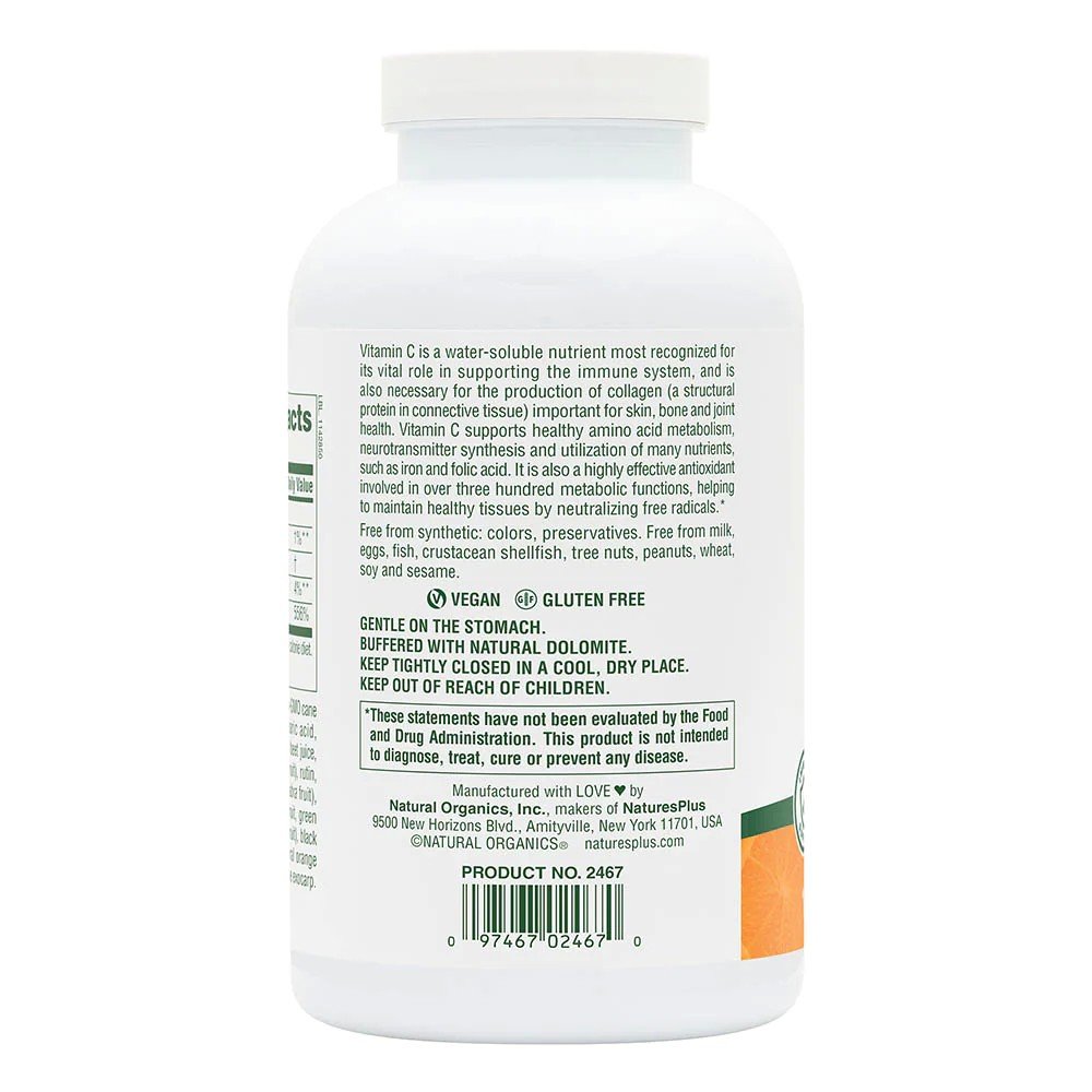 Nature&#39;s Plus Orange Juice C 500mg 180 Chewable