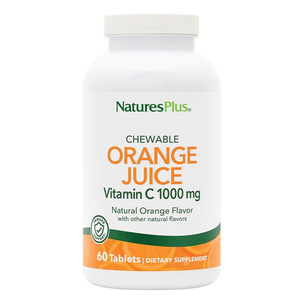 Nature's Plus Orange Juice C 1000mg 60 Chewable