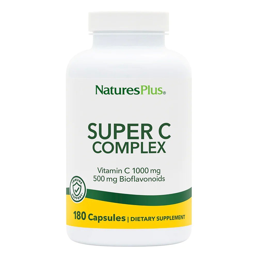 Nature&#39;s Plus Super C Complex 180 VegCap