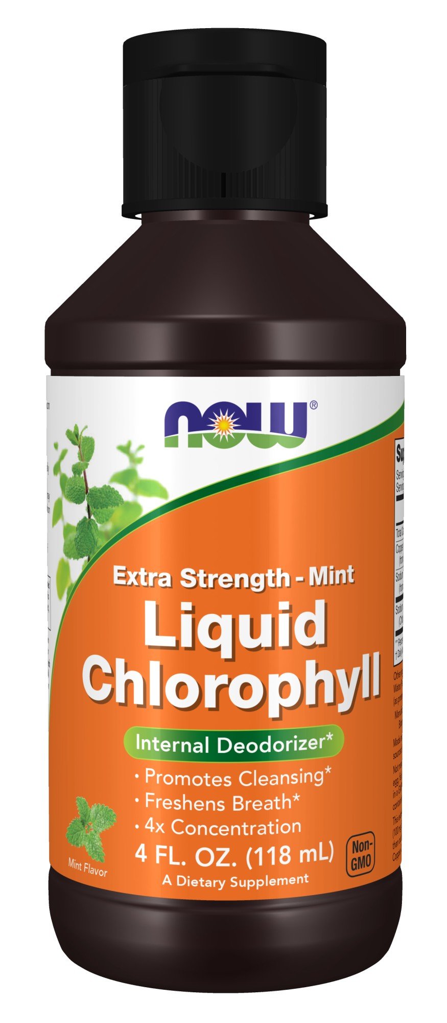 Now Foods Extra Strength Liquid Chlorophyll - Mint Flavor 4 fl. oz Liquid
