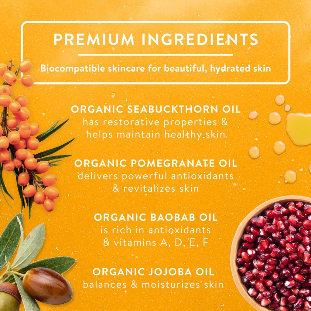 Badger Radiant Glow Beauty Oil 1 fl. oz. Oil