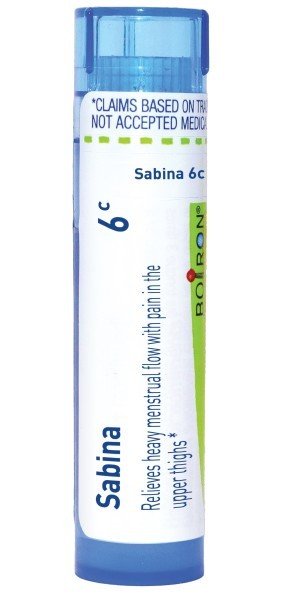 Boiron Sabina 6C Homeopathic Single Medicine For Personal Care 1 Tube Pellet