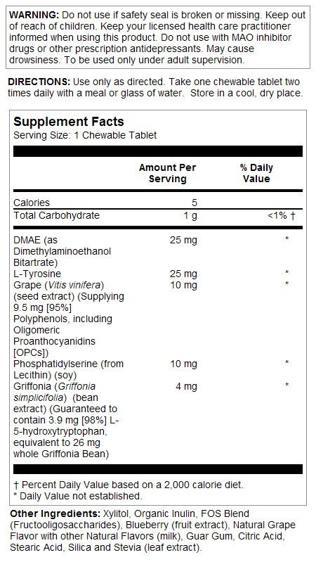 Solaray Focus for Children 60 Chewable Tablet