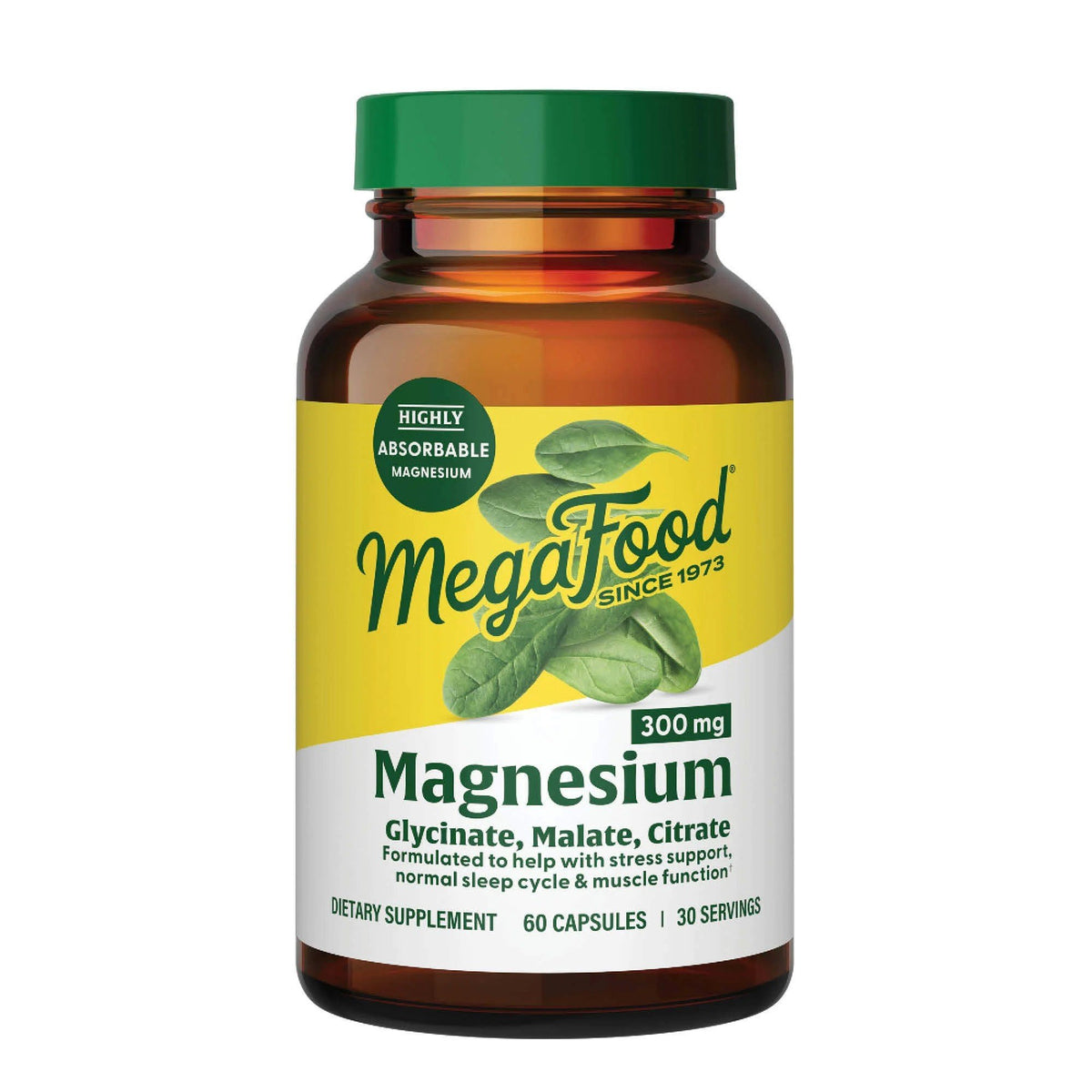 MegaFood Magnesium 300mg 120 Capsule