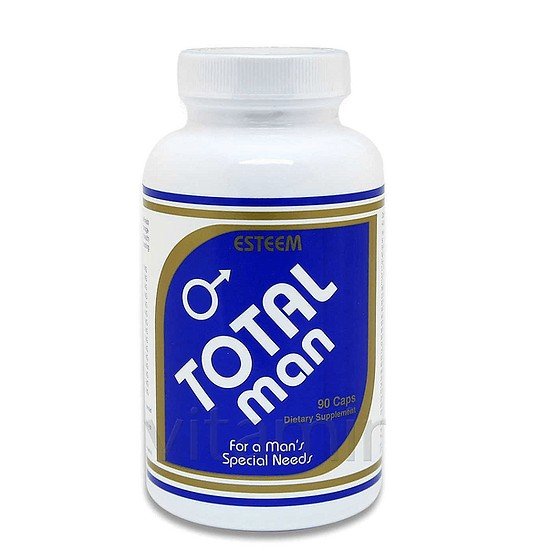 Total Man | Esteem | Multi Vitamin | Mineral | Dietary Supplement | 90 Capsules | VitaminLife